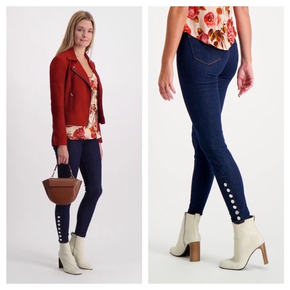 L'AGENCE Piper High Rise Skinny Rinse Jeans Size 28 - Picture 3 of 11